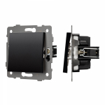 Механизм выключателя одноклавишный проходной SWT-MKP1-PL-BK-V (250V, 10A) (Arlight, -)