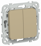 FLITE Выключ. жалюзи с блок. 10А ВЖ42-2-0-ФлХ хак. IEK