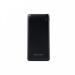 Портативное зарядное устройство Power Bank (аккумуляторная батарея) 10000 mAh с Quick Charge и Power Delivery, черное REXANT