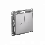 Выключатель управления жалюзи 2кл алюминий AtlasDesign Systeme Electric (1/5)