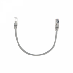 Патч-корд F/UTP REXANT категория 6, RJ45-RJ45, экранированный, 26AWG, LSZH, серый, 0.3 м