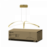 Светильник светодиодный ESTETIKA DALI-FX-90GL 90Вт 230В 3000-6500K 920х245x230мм 1.2м трос ДУ золото IN HOME