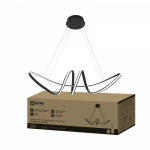 Светильник светодиодный ESTETIKA DALI-SM-90BL 90Вт 230В 3000-6500K 760х210x210мм 1.2м трос ДУ черный IN HOME