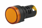Лампа сигнальная ЭРА XB7EV08BP моноблочная XB7 D22мм желтая LED 12/24/36В AC/DC