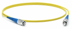 Hyperline FC-S2-9-FC/UR-FC/UR-H-15M-LSZH-YL Патч-корд волоконно-оптический (шнур) SM 9/125 (OS2), FC/UPC-FC/UPC, 2.0 мм, simplex, LSZH, 15 м