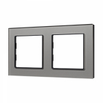 Рамка стеклянная FRM-GLARE-GS-2-GR (Arlight, -)