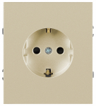 Розетка ЭРА Arktik 16-2101-04 с заземлением 2P+E Schuko 16А-250В шампань