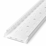 Лоток перфорированный Стандарт 200х50х3000 (0,8 мм) RAL 9003 (12 м/уп) Промрукав