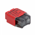Клеммная колодка 12мм 1x2 16А 300В красный прозрачная DKC (ДКС)