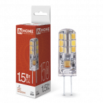 Лампа светодиодная LED-JC 1.5Вт 12В G4 4000К 150Лм IN HOME Снят