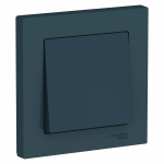 Выключатель 1кл с/у изумруд в сборе AtlasDesign Systeme Electric (1/10)