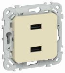 FLITE Роз. USB AA 2,1А РЮ-2-ФлН нав. IEK