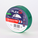 Изолента ПВХ 19мм-20м зеленая PLEXUP