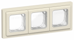 FLITE Рамка 3-мест. IP55 Рпро-3-55-ФлСл сл IEK