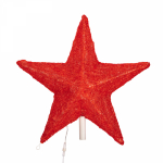 Акриловая светодиодная фигура "Звезда" 95 см, 210 светодиодов, красная, NEON-NIGHT
