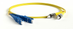 Hyperline FC-D2-9-SC/UR-ST/UR-H-3M-LSZH-YL Патч-корд волоконно-оптический (шнур) SM 9/125 (OS2), ST/UPC-SC/UPC, 2.0 мм, duplex, LSZH, 3 м