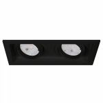 Светильник MS-VORTEX-BUILT-S170x90-2x12W Warm3000 (BK-BK, 40 deg, 230V) (Arlight, IP20 Металл, 5 лет)