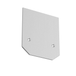 Заглушка торцевая для профиля TRA004MP-21S S35 серый