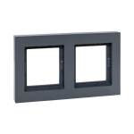 2 - местная рамка, IP44, графит, пластик Эпика EKF