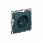 Розетка 1гн без З/К с/у изумруд механизм 16А AtlasDesign Systeme Electric (1/10)