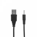 USB кабель штекер - DC разъем питание 1,4х3,4 мм, спираль 1,5 м REXANT (10/10/250)