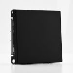 Переключатель 1кл промеж с/у карбон механизм быстрозажим ArtGallery Systeme Electric (1/5/20)