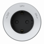 MultiTrack Розетка 2К+З круглая 16А/250В Белый