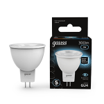 Лампа светодиод 3Вт MR11 GU4 4100K 1/10/100 D35*45 (кр.10шт) Gauss LED