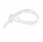 Многоразовая хомут-стяжка 120 х 7,5 мм (прозрачная) (50 шт/500 шт уп/кор) Промрукав