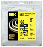 Лента LED 5м COB-312LED 8Вт/м IP65 8мм 24В 3000К IEK