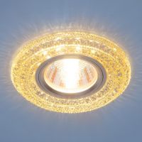Светильник точечный 35Вт с подсвет LED 3Вт круг GU5.3 d60/98мм тонированный  2160 MR16 GС ES (1/30)