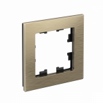Рамка 1гн металл латунь AtlasDesign Nature Systeme Electric (1/3)
