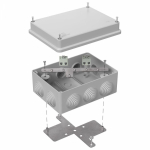 Коробка огнестойкая для о/п 40-0310-FR2.5-4 Е15-Е120 RAL7035 150х110х70 (6 шт/кор) Промрукав