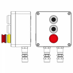 Взрывозащищенный пост управления из алюминия CPE-A-17-(2xP1B(11)-1xP3E(11))-2xKA2MHK(C)1Ex d e IIC Т5 Gb / Ex tb IIIC T95°C Db IP66