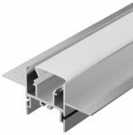 Профиль алюм. для LED ленты 7234 н-пк. трап. 2м к-т опал IEK
