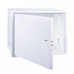 Шкаф настенный 19" антивандальный распашной 6U 550x400x280мм, серый REXANT