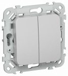 FLITE Выключ. жалюзи 10А ВЖ52-2-0-ФлА ал. IEK