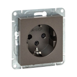 Механизм розетки, 16А, с заземлением, со шторками, мокко Эпика EKF