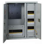 Корпус щита учета скрытой установки сталь 620ммx660ммx165мм IP31 с монтажной рейкой EKF PROxima