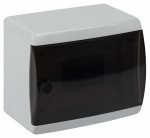 Корпус пластиковый навесной ЭРА COMFORT ЩРН-П-6 IP41 прозрачная крышка белый