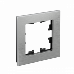 Рамка 1гн металл серебро AtlasDesign Nature Systeme Electric (1/3)