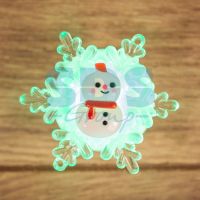 "Снеговик на снежинке" RGB 5,5*5,5 см
