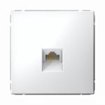 ARTGALLERY РОЗЕТКА компьютерная RJ45, кат. 5е, механизм, БЕЛЫЙ
