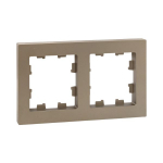 2 - местная рамка, шампань, пластик Эпика EKF