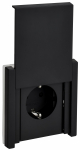 FORTE&PIANO Роз. с з/к/ш с кр. б/к 16А IP44 FP119M чер. IEK