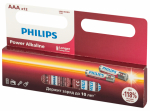 Элемент питания LR03 (ААА) алкалиновый Power 12шт Philips (12)