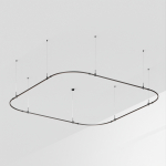 Основание ART-APRIORI-QUADRAT-SOFT-HANG-3500x3500 (BK) (Arlight, IP20 Металл, 3 года)