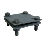 Зажим для продольного соединения полосы 50 мм (пластина 70х80мм) EKF