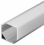 Профиль алюм. для LED ленты 1616 накл. кв. 2м к-т опал IEK