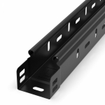 Лоток перфорированный Стандарт 50х50х3000 (0,7 мм) RAL 9005 (36 м/уп) Промрукав